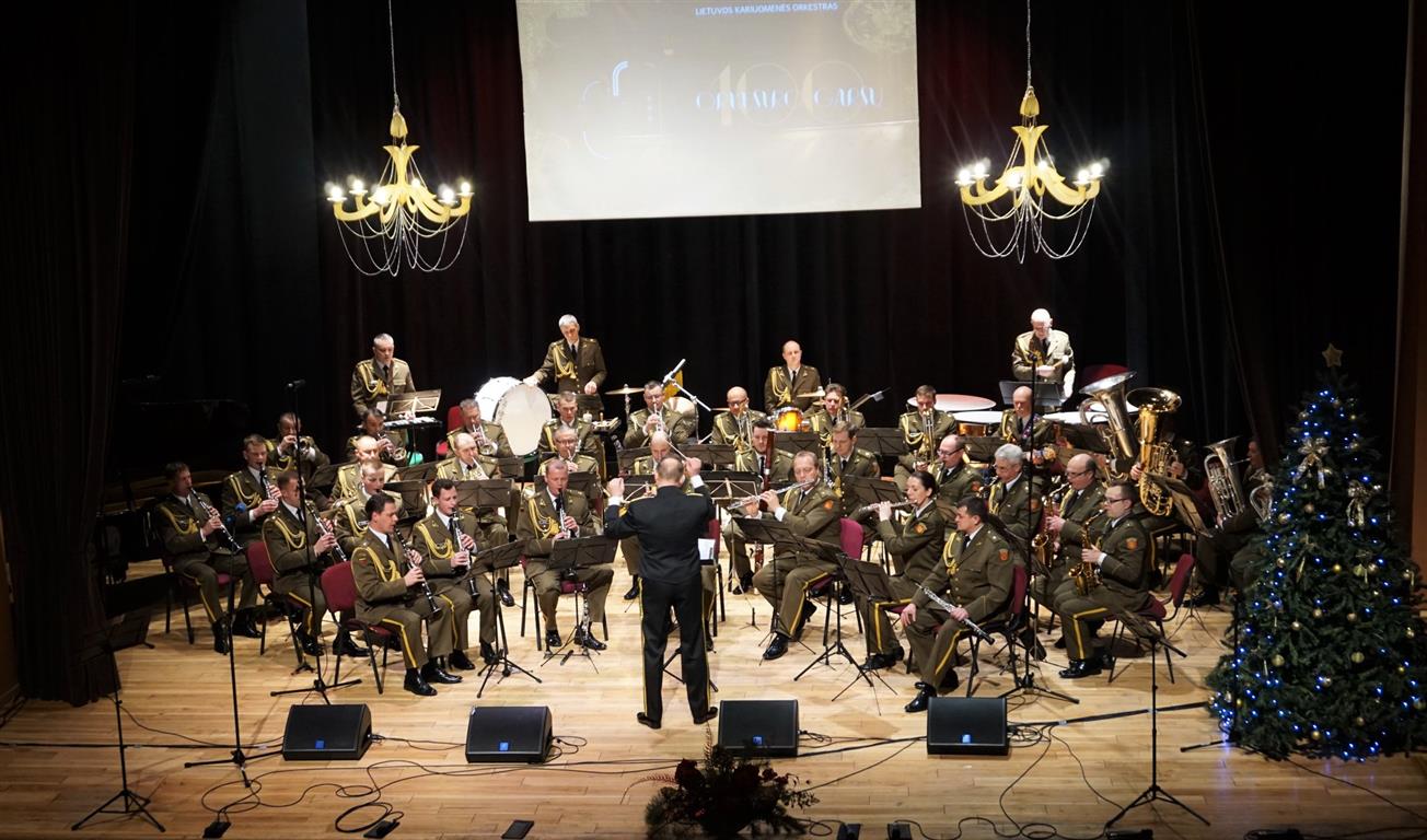 2019-12-27 Tauragėje paminėtas Lietuvos kariuomenės orkestro koncerto 100-metis