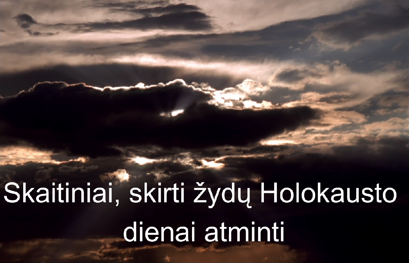 2021-01-27 Skaitiniai, skirti žydų Holokausto dienai atminti