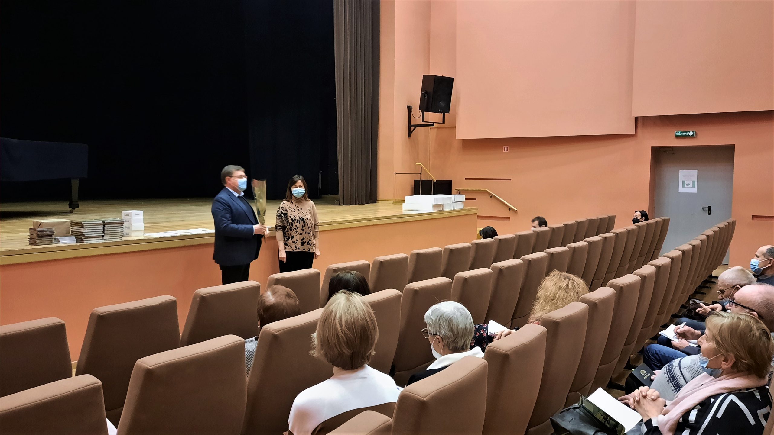 2022-01-25 Kultūros darbuotojų susirinkime- sveikinimai ir darbų aptarimai