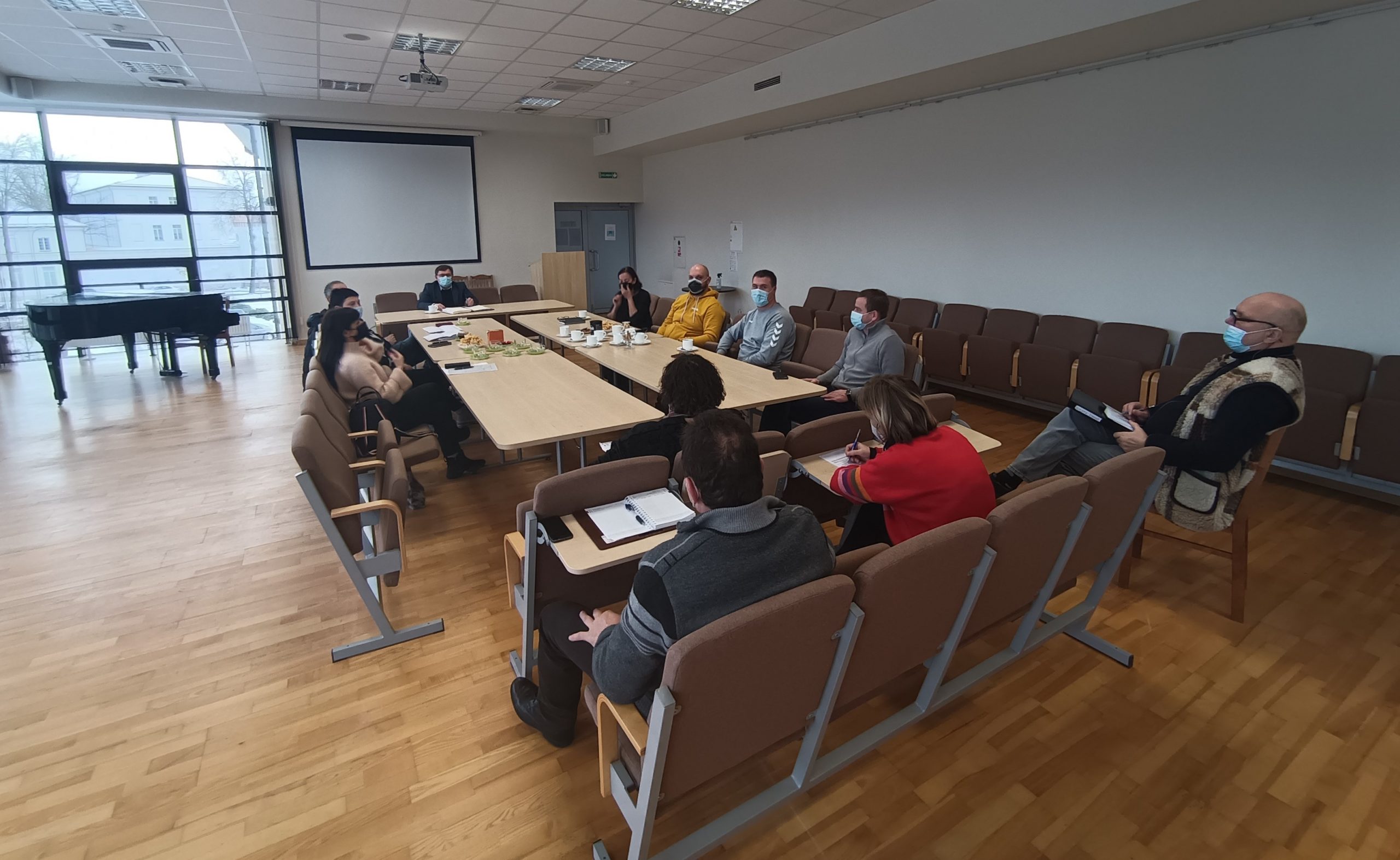 2022-02-01 Aptarti Tauragės apskrities dainų šventės organizavimo klausimai