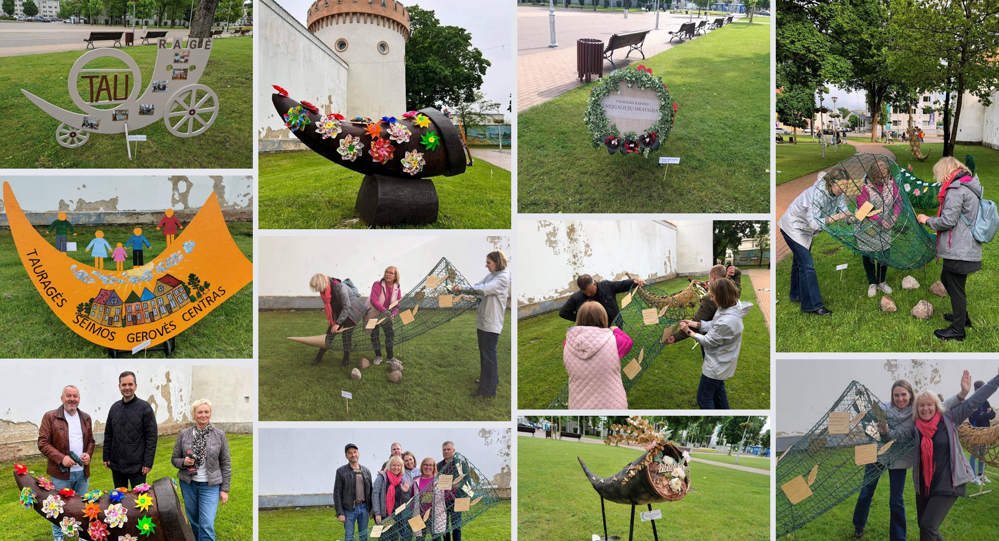 2022-06-03 Miestą papuošė „Tauro ragų“ alėja“