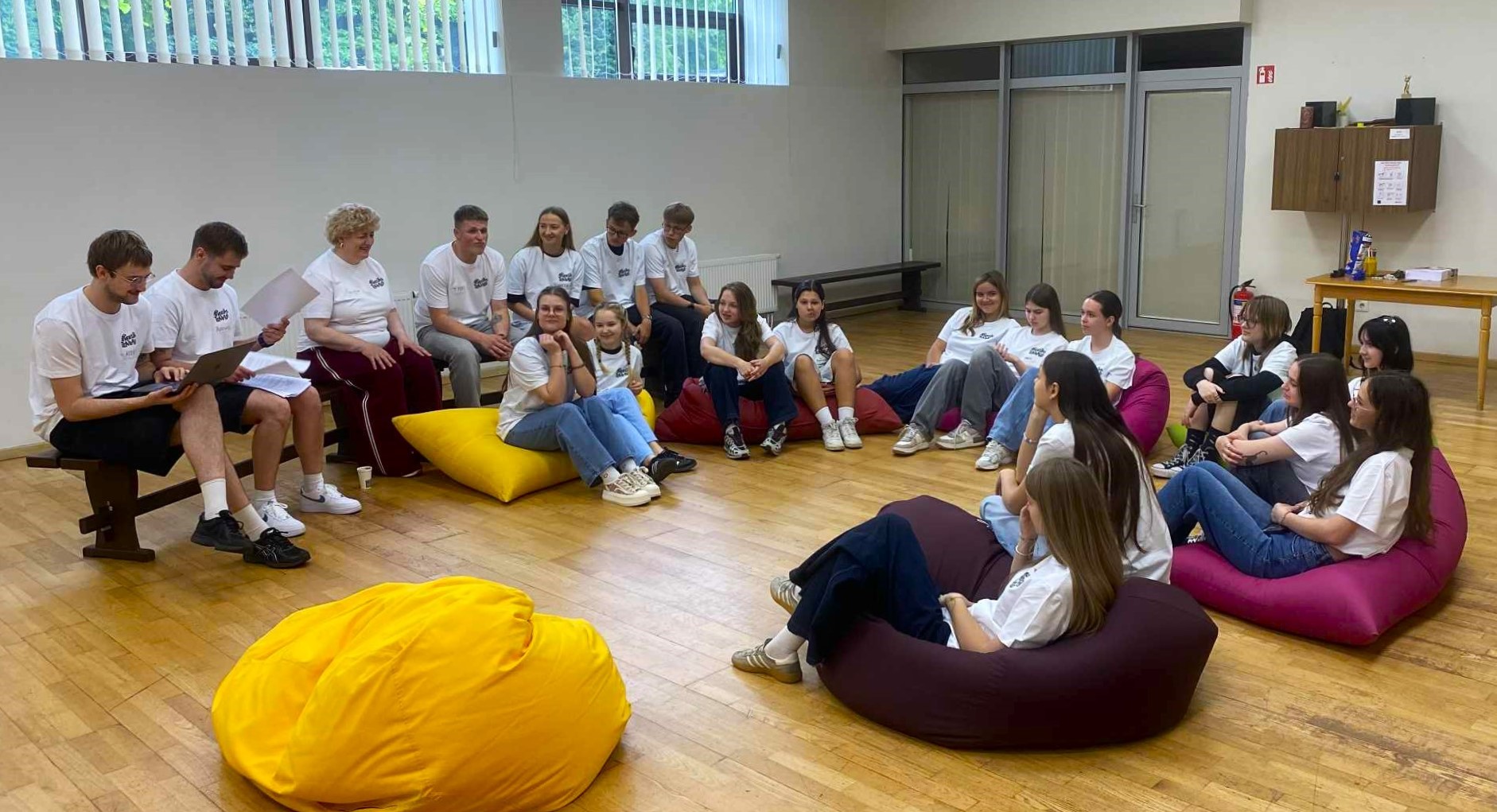 2025-06-18 Tauragės kultūros centre startavo jaunimo kūrybinė stovykla