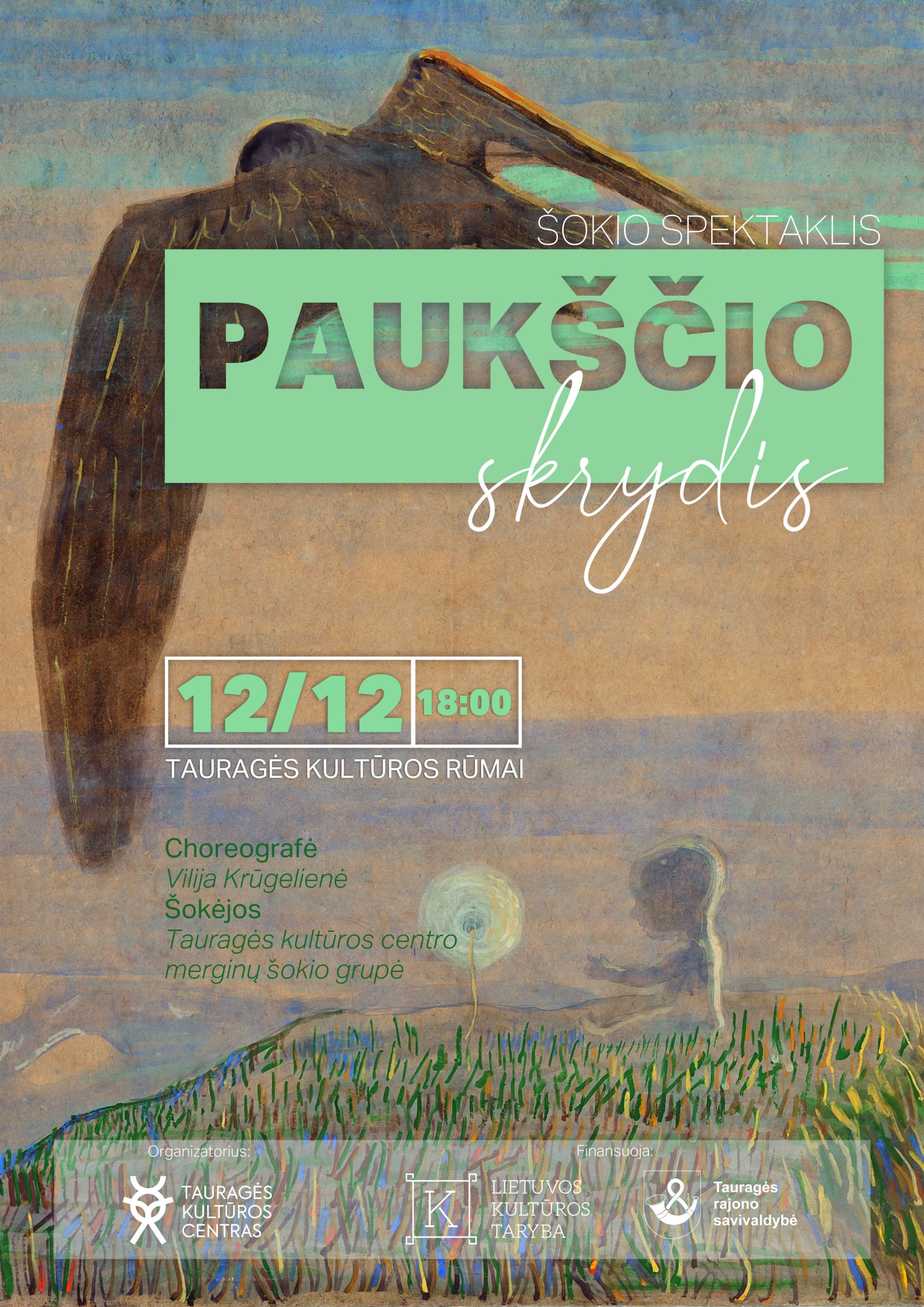 2025-12-12  Naujasis šokio spektaklis „Paukščio skrydis“ – jau gruodžio 12-ąją!