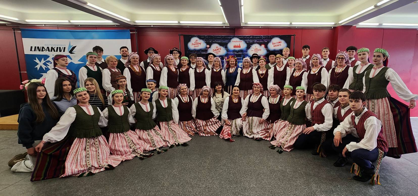 2026-02-20 Tauragės kultūros centro Dainų ir šokių ansamblis JŪRA savaitgalį dalyvavo tarptautiniame festivalyje Taline