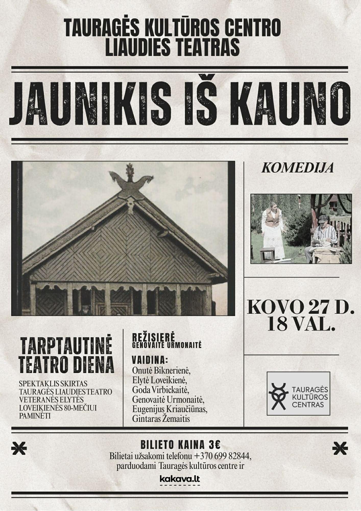 2026-03-27 Tarptautinės teatro dienos proga – šventė, jungianti sceną, žmones ir erdves!